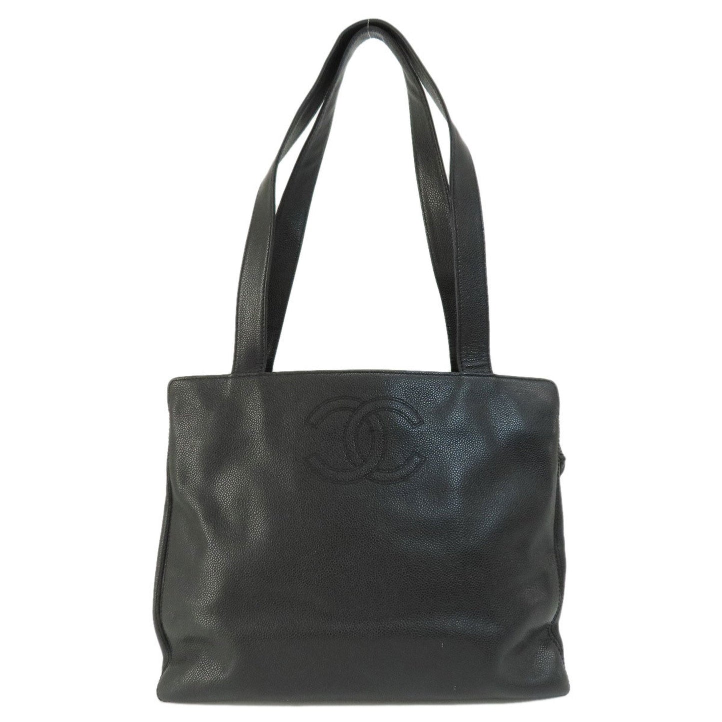 Luxury Chanel Cocomark Tote Bag Caviar Skin Women's