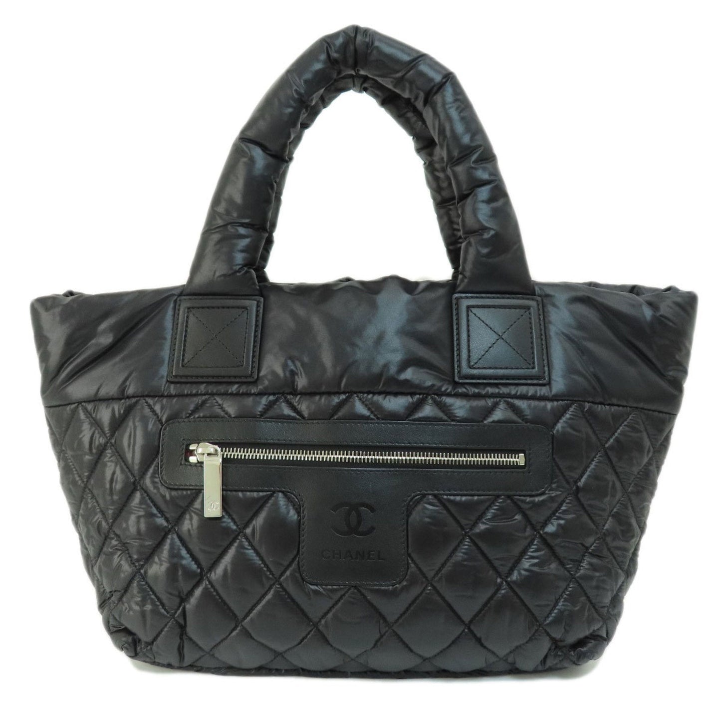 Luxury Chanel Coco Cocoon Tote Handbag Nylon Material Women's