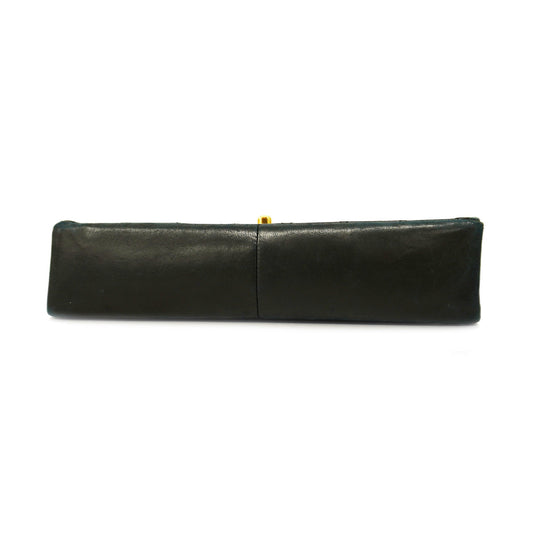 CHANEL  Matelasse W Flap W Chain Women's Leather Shoulder Bag Black