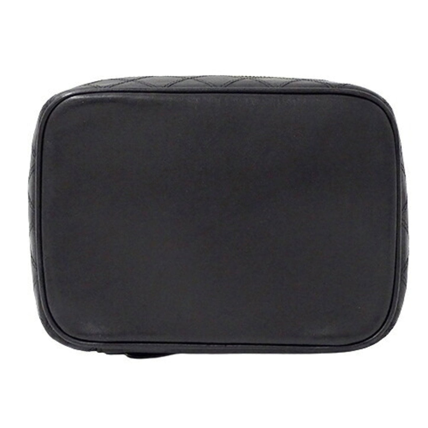 Luxury Chanel Bag Bicolore Women's Handbag Vanity Leather Black A01618