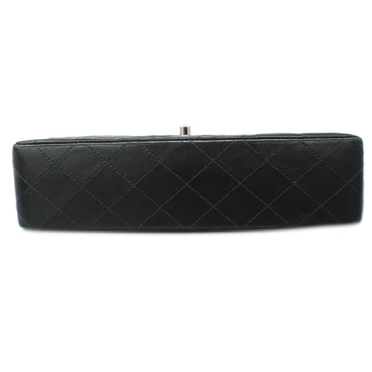 CHANEL  Matelasse W Flap W Chain Lambskin Women's Leather Shoulder Bag Black