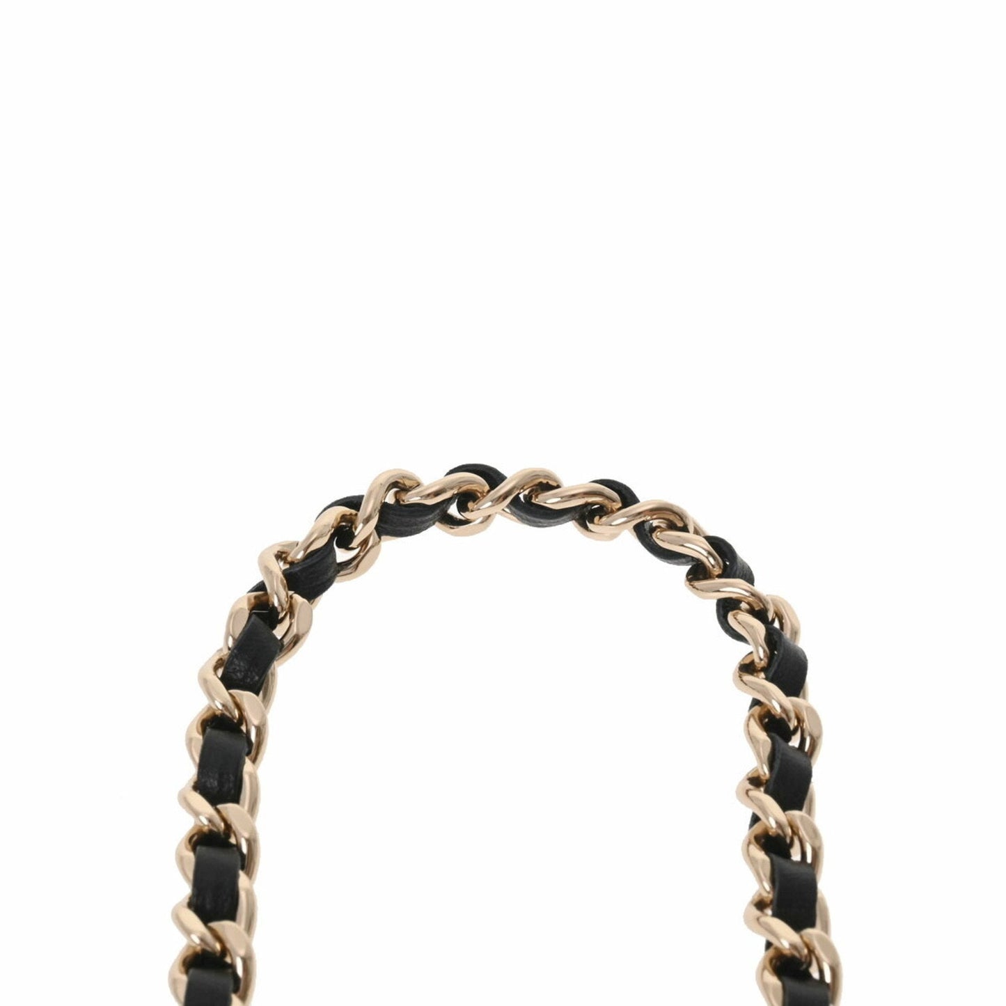 Luxury Chanel Matelasse Chain Pouch Black Women's Jersey