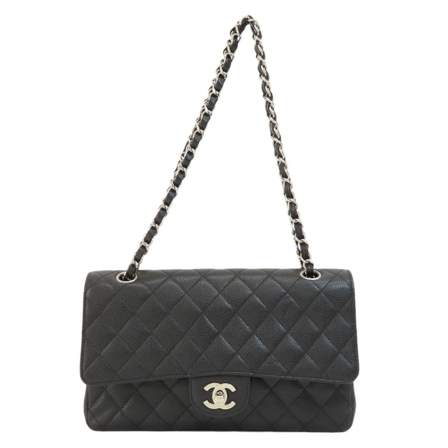 Luxury Chanel Chain Shoulder Matelasse Bag Caviar Skin Women's