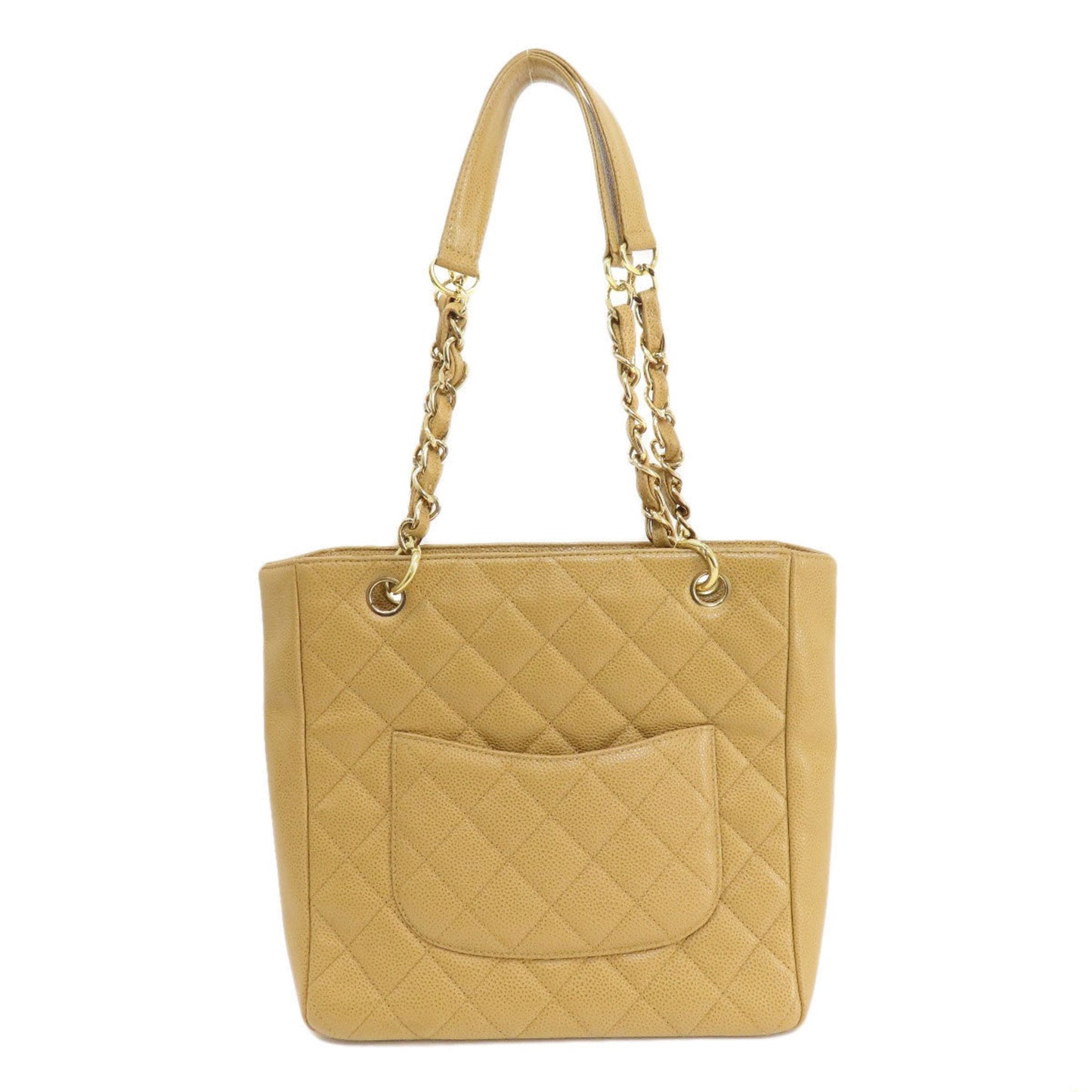 Luxury Chanel Chain Bag Matelasse Tote Caviar Skin Women's