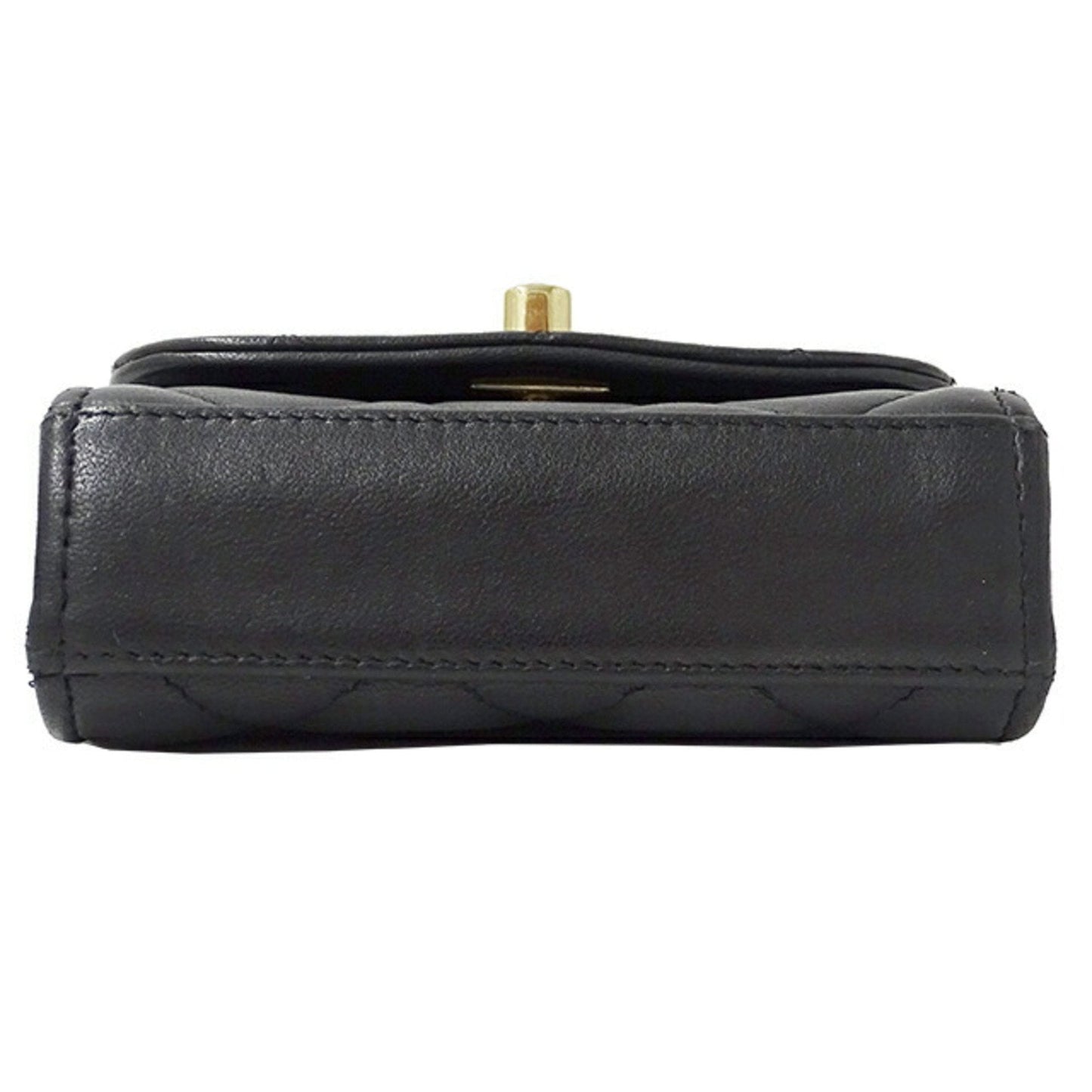 Luxury Chanel Bag Matelasse Women's Shoulder Lambskin Chain Black