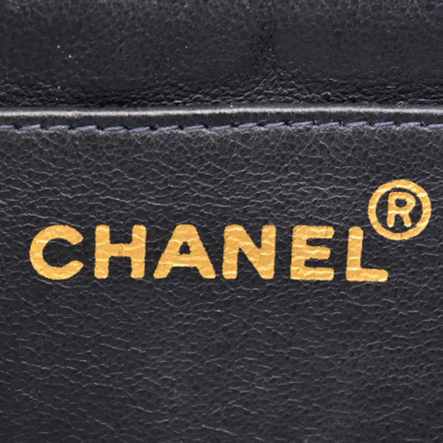 Chanel matelasse V flap knot chain handbag No. 3 here mark navy lambskin