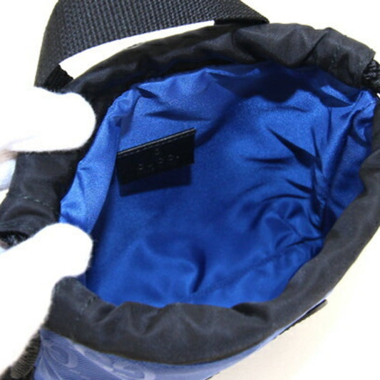 Luxury Gucci Trending 2025 Backpack Off the Grid 643887 Blue Black Nylon Leather Rucksack Unisex GG