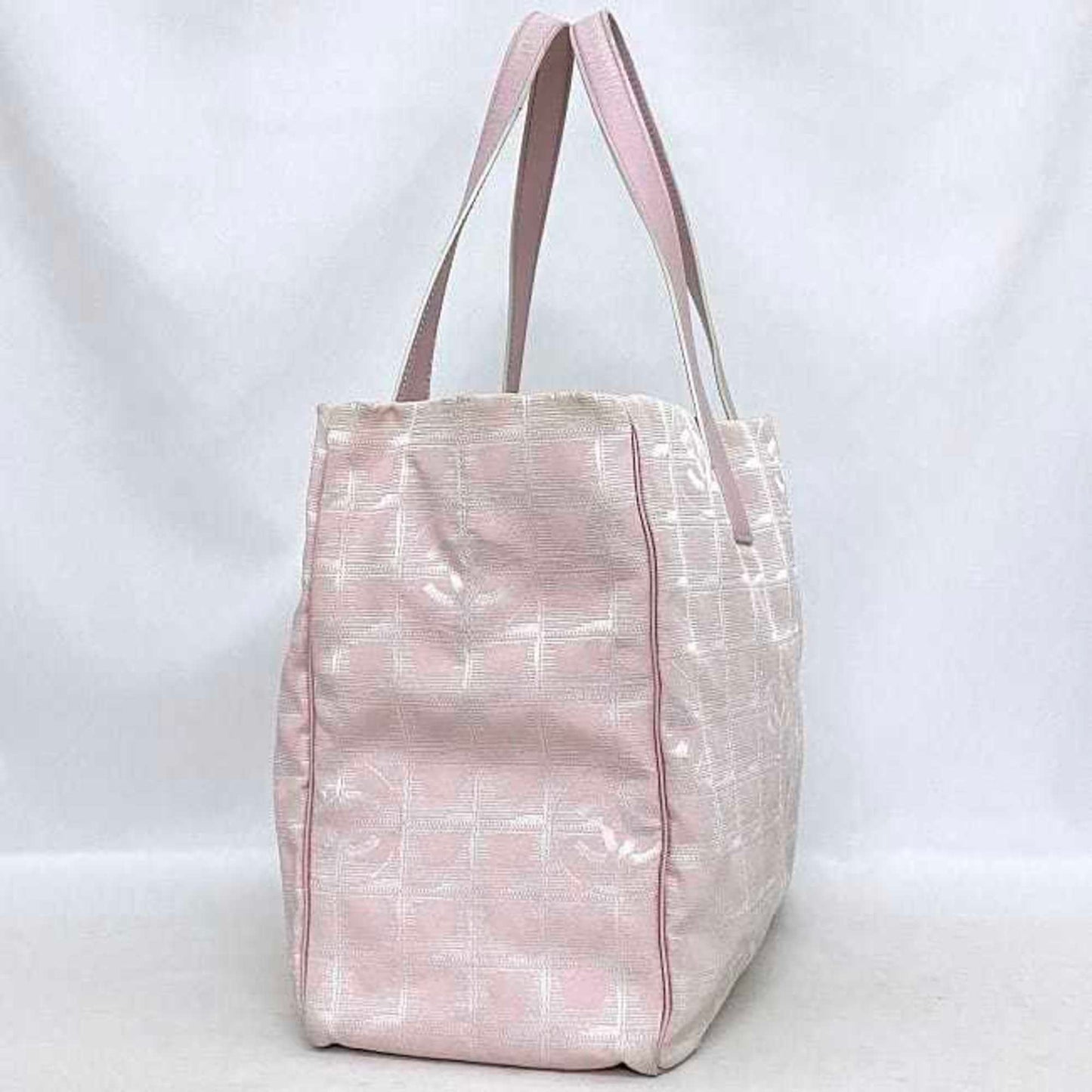 Luxury Chanel MM Pink New Line A15991 Nylon Leather 8216800  Coco Mark Tra Ladies