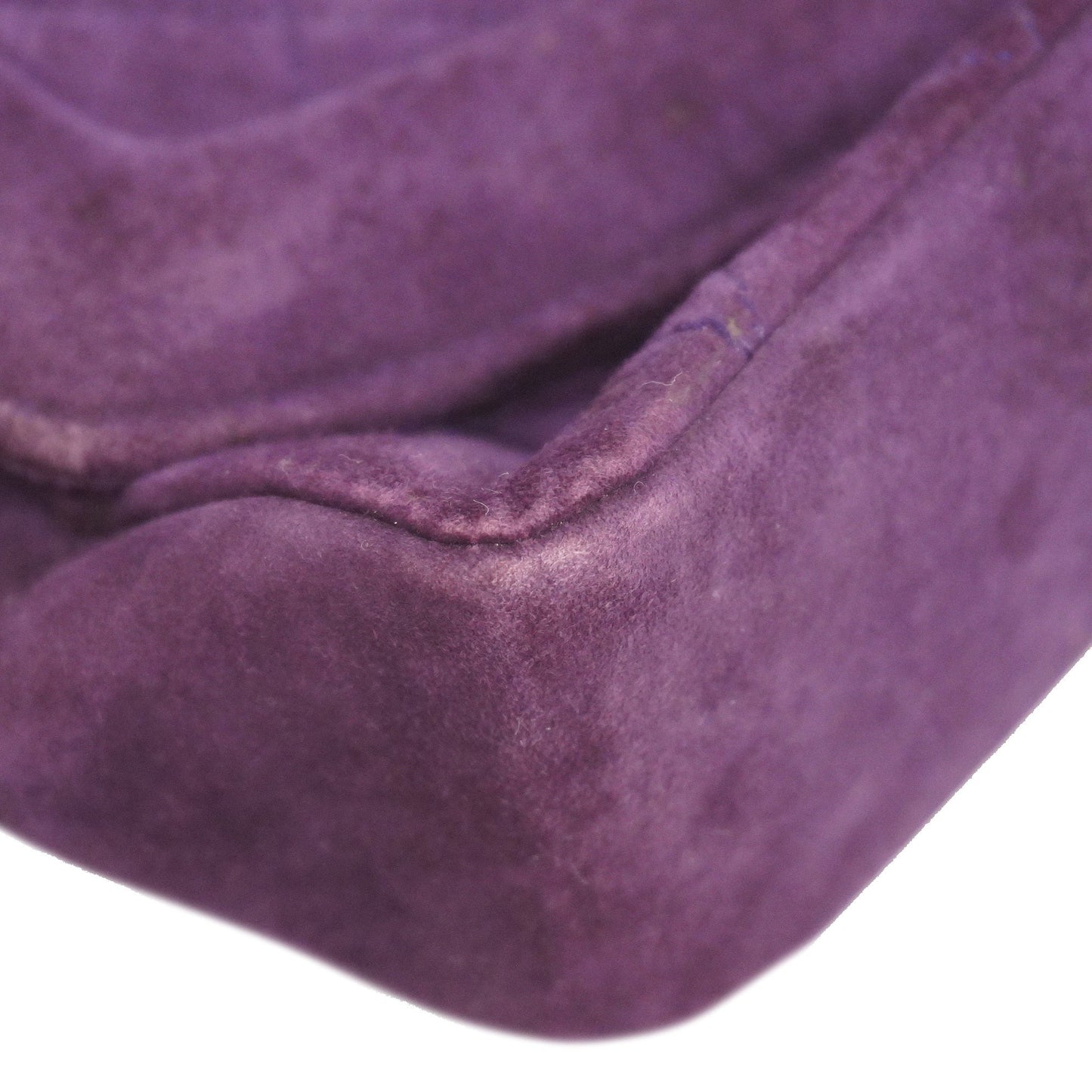 CHANEL[3bd3918-g]  Matelasse Diana Flap Chain Shoulder Suede Shoulder Bag Purple