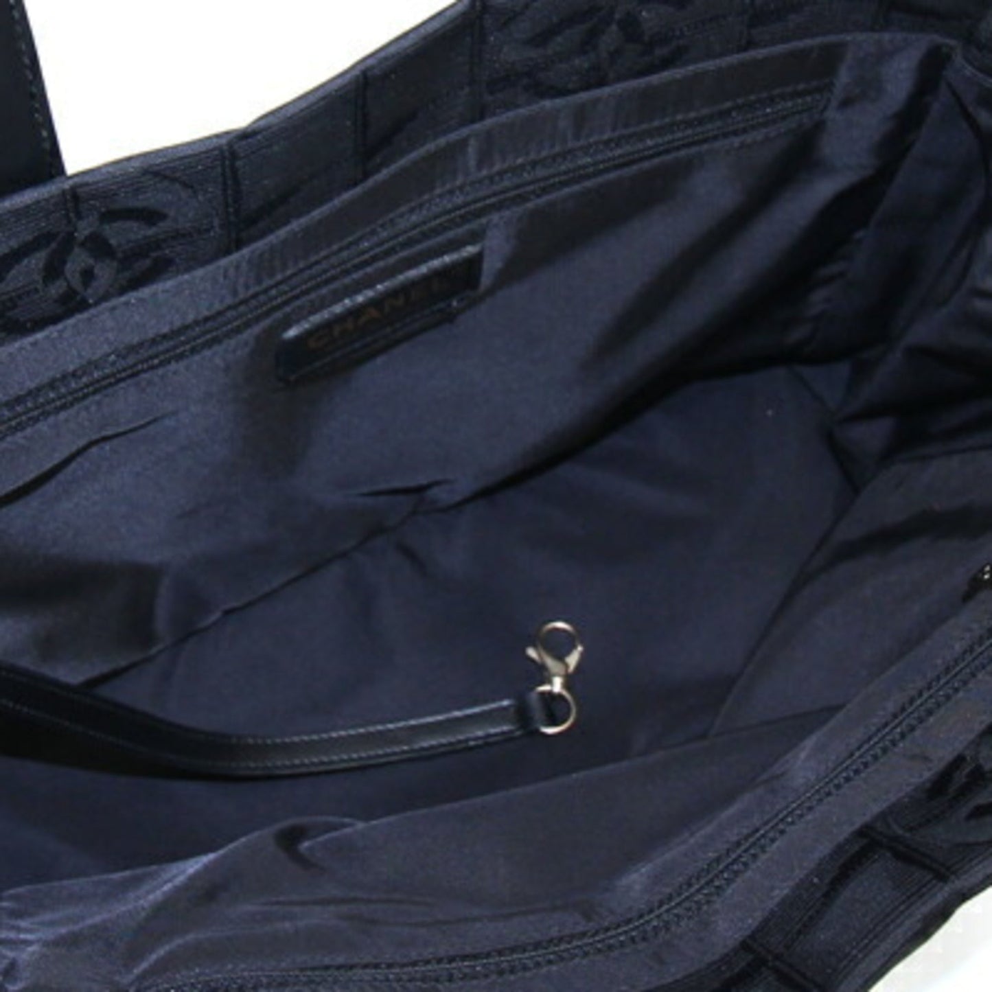 Luxury Chanel Tote Bag New Line PM A20457 Black Nylon Canvas Leather Ladies