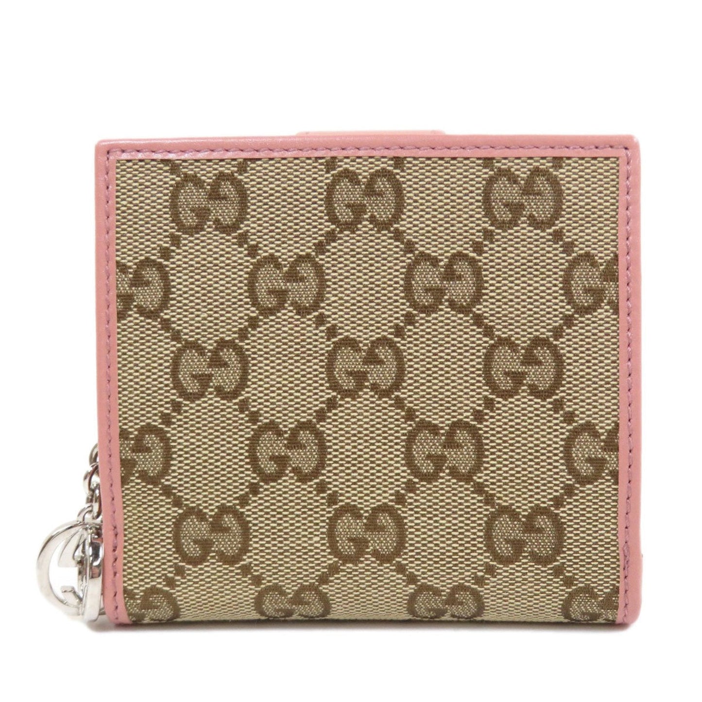 Luxury Gucci 233021 GG bi-fold wallet canvas ladies