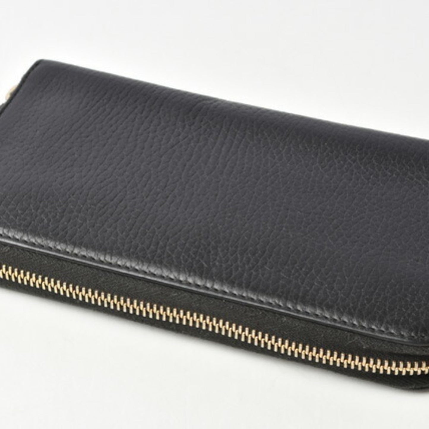 Luxury Gucci Wallet Luxury Gucci Long / Petit Marmont Leather Black Round 509644