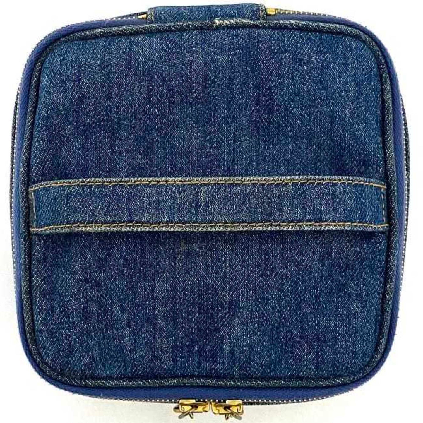 Luxury Chanel Handbag Vanity Cocomark A07058 Canvas Leather GP 4th  Pouch Double Stitch