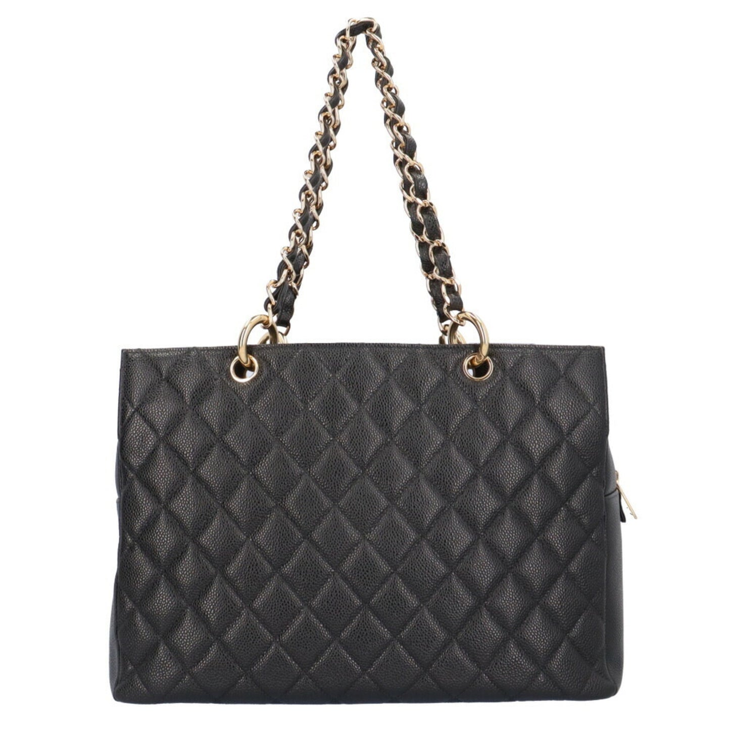 Luxury Chanel chain matelasse shoulder bag caviar skin black ladies