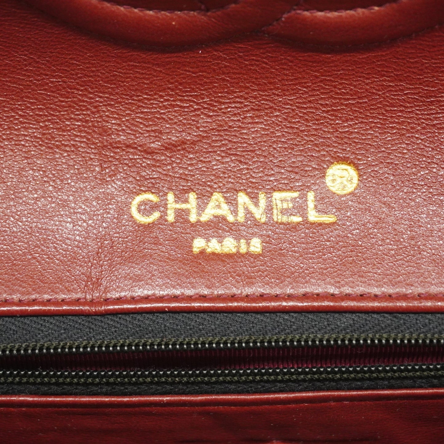 CHANEL  Matelasse Chain Shoulder Lambskin Women's Leather Shoulder Bag Black