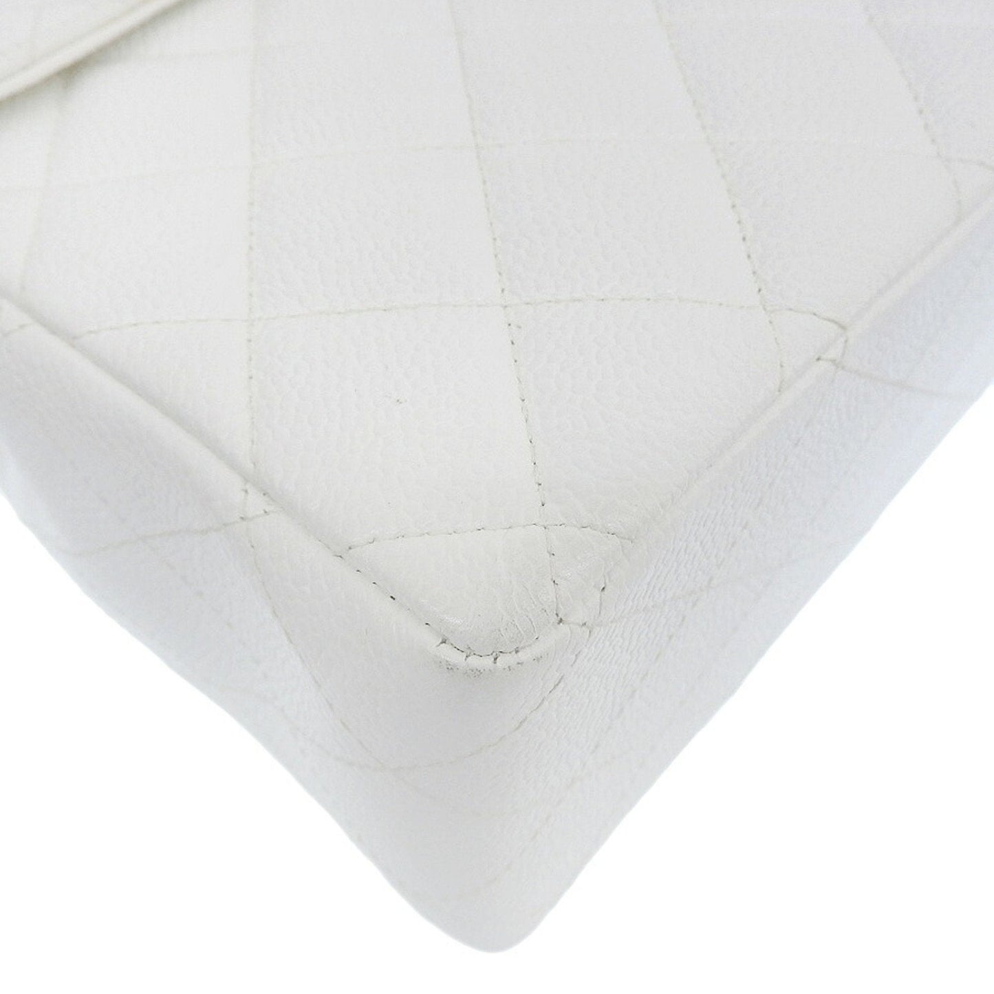 Luxury Chanel matelasse 30 big coco mark shoulder bag white 7 series A11869