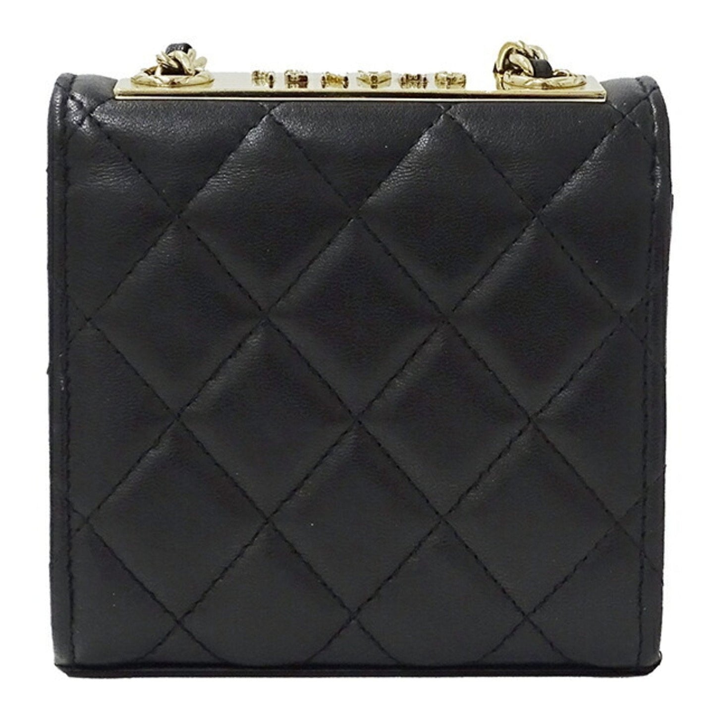 Luxury Chanel Bag Matelasse Women's Shoulder Lambskin Chain Black
