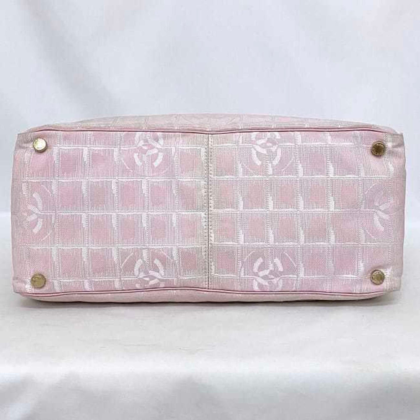 Luxury Chanel MM Pink New Line A15991 Nylon Leather 8216800  Coco Mark Tra Ladies