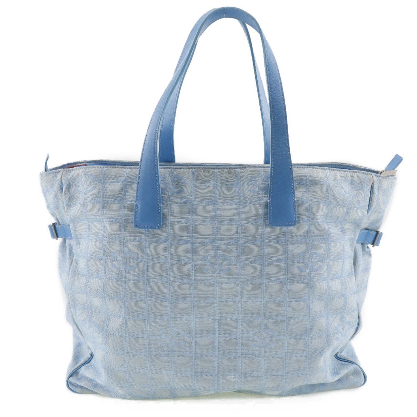 Luxury Chanel Tote TGM Bag New Travel Line A15826 Nylon Canvas Light Blue Ladies
