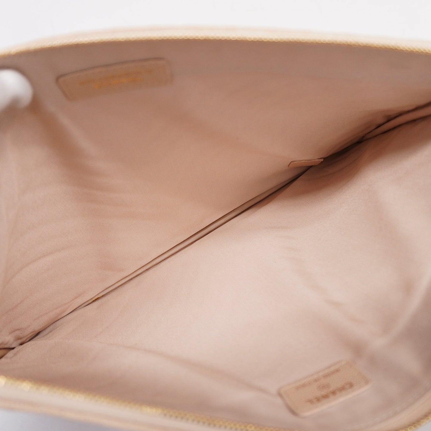 CHANELAuth  Clutch Bag V Stitch Women's Caviar Leather Clutch Bag Pink