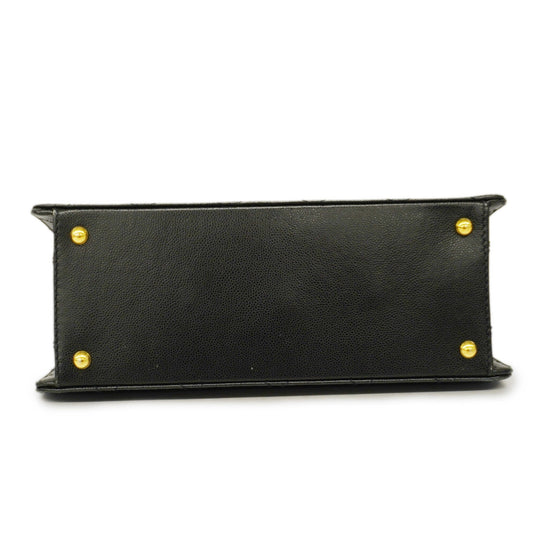 CHANEL  Matelasse Shoulder Bag Women's Caviar Leather Shoulder Bag Black