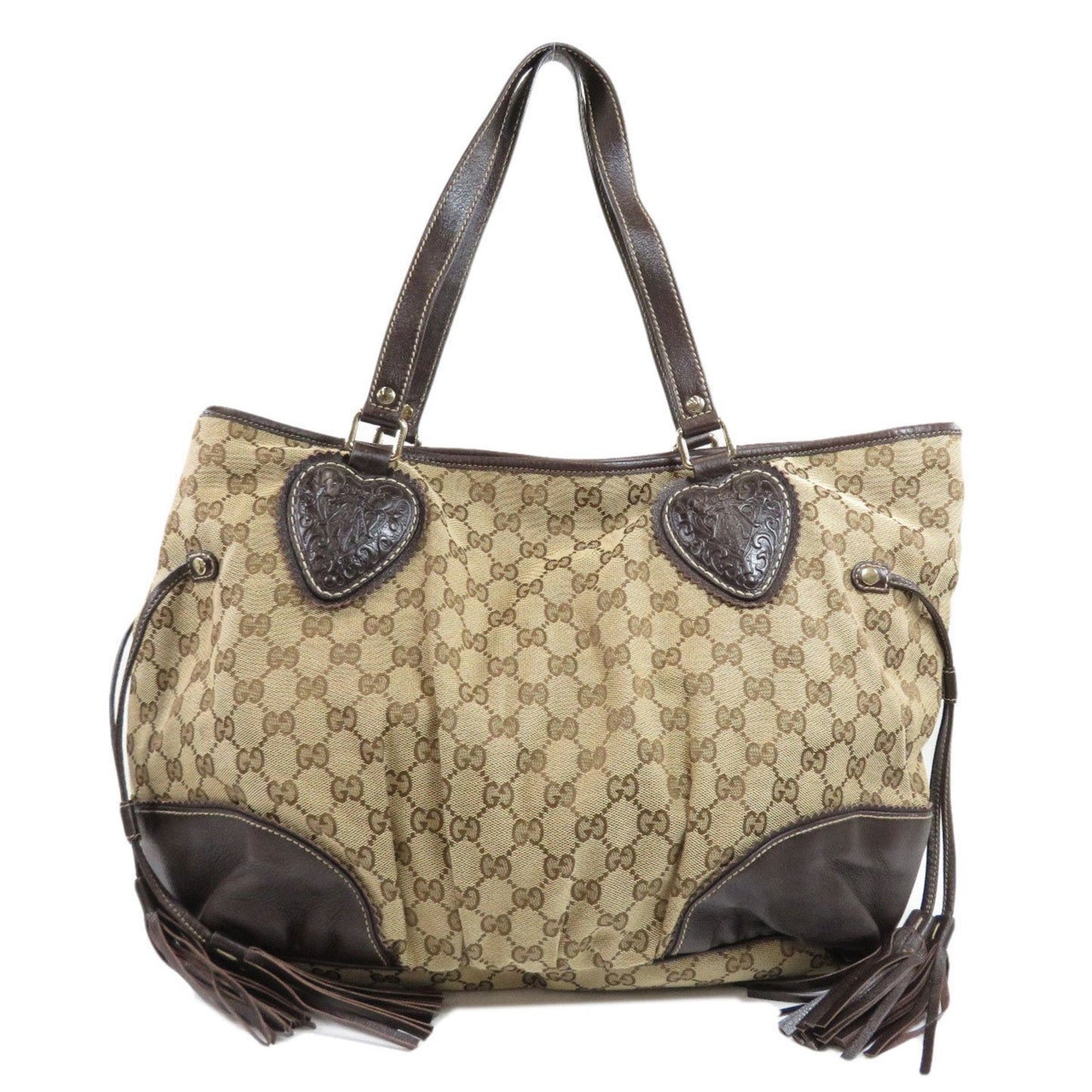 Luxury Gucci 211954 GG tote bag canvas ladies