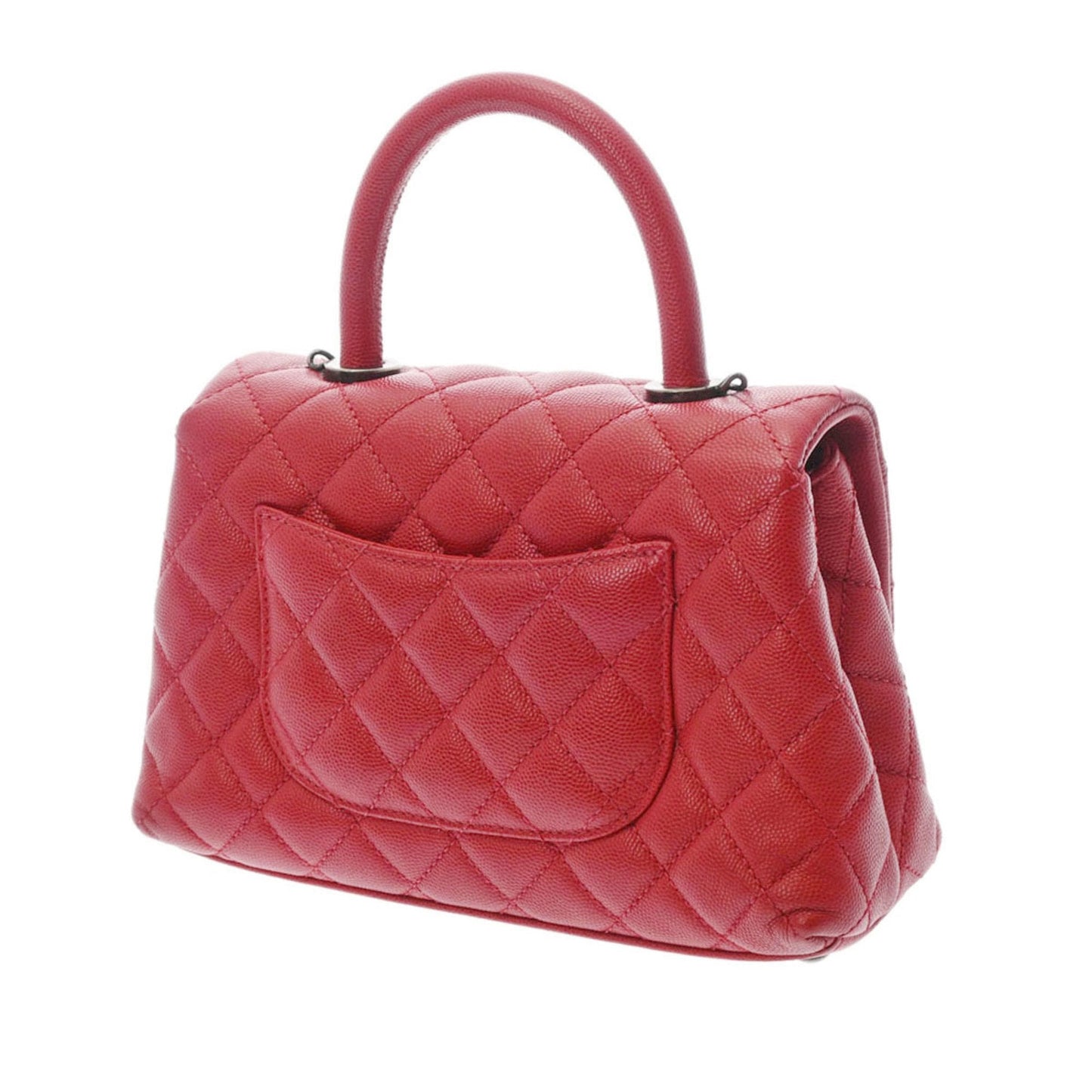 Luxury Chanel matelasse XS red tone A92990 ladies caviar skin bag