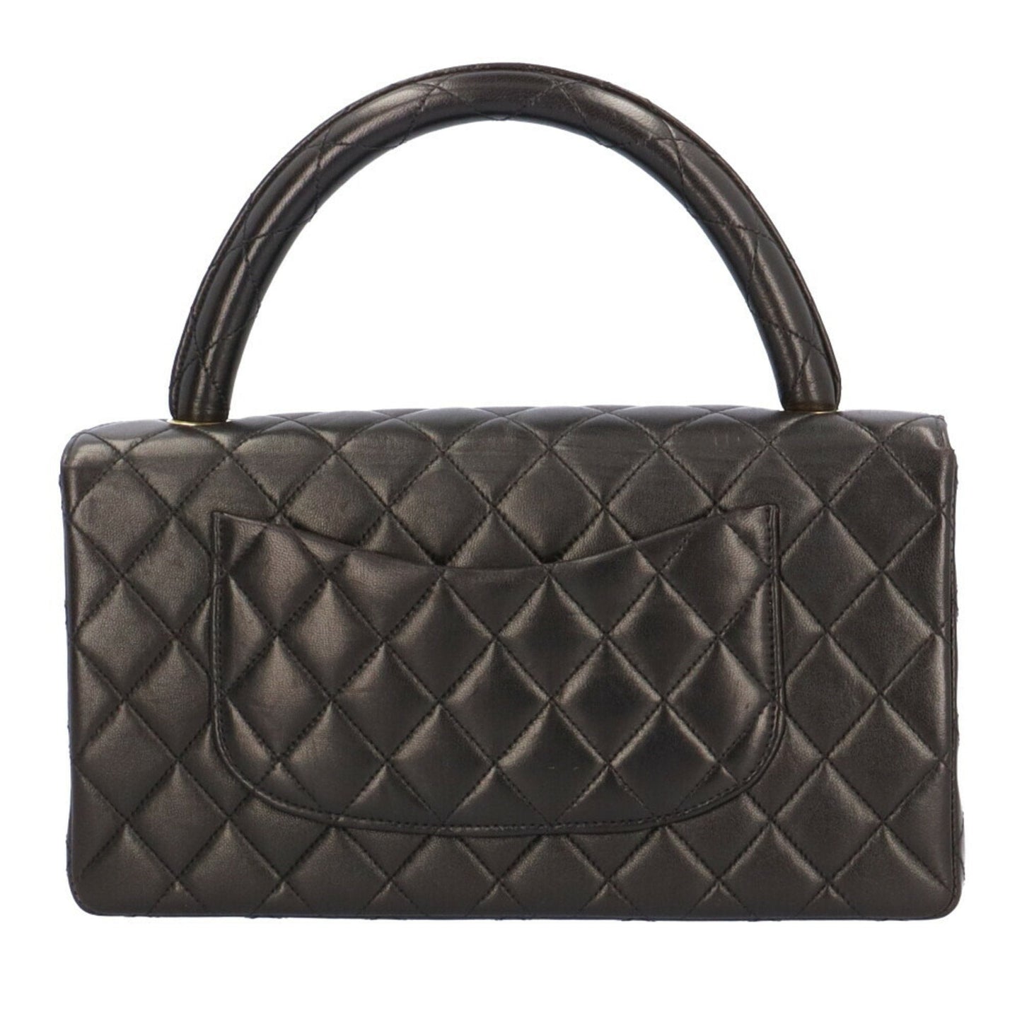 Luxury Chanel Bag Cocomark Matelasse Handbag Lambskin Black Women's
