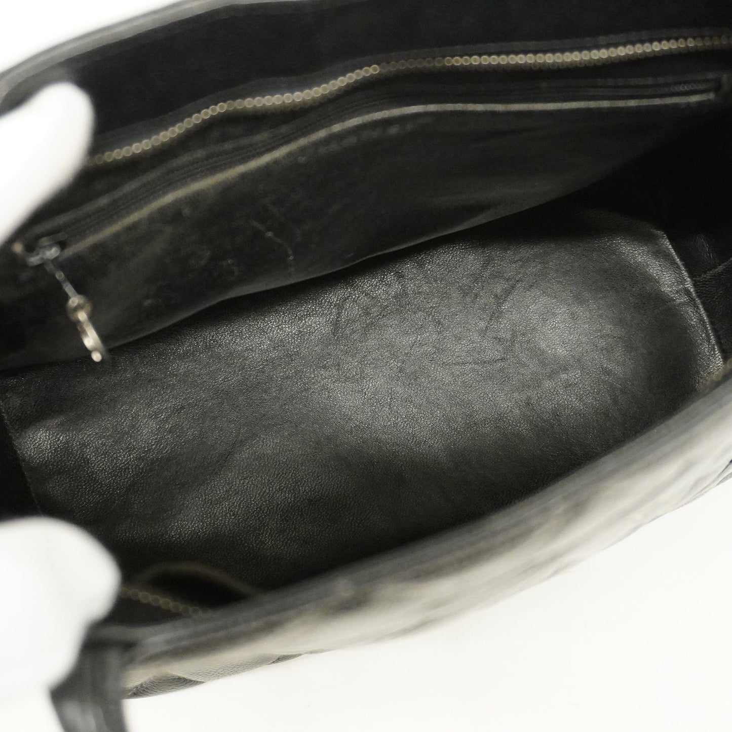 CHANELAuth  Reprint Tote Women's Caviar Leather Tote Bag Black