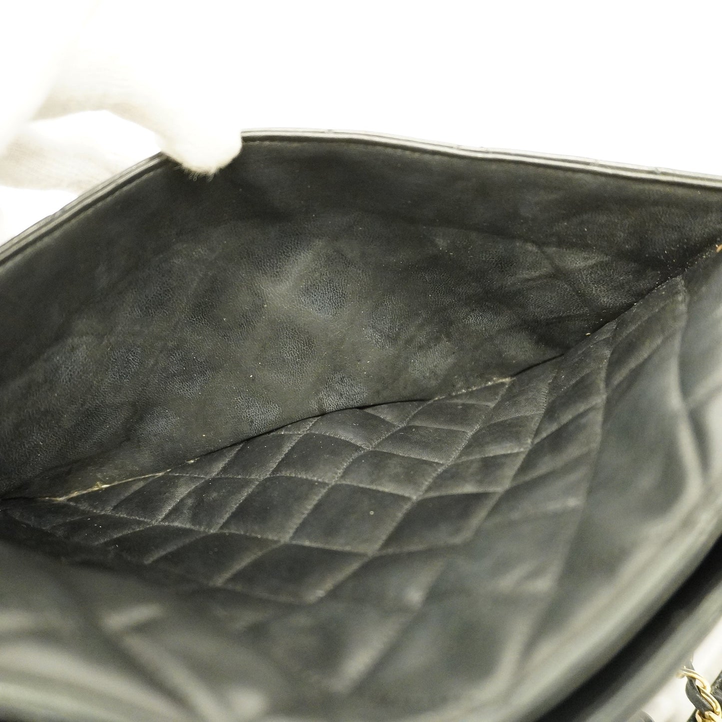 CHANEL  Matelasse Chain Shoulder Leather Shoulder Bag Black
