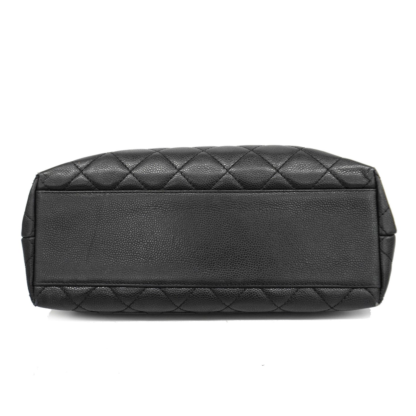 Luxury Chanel  Matelasse Handbag Women's Caviar Leather Black