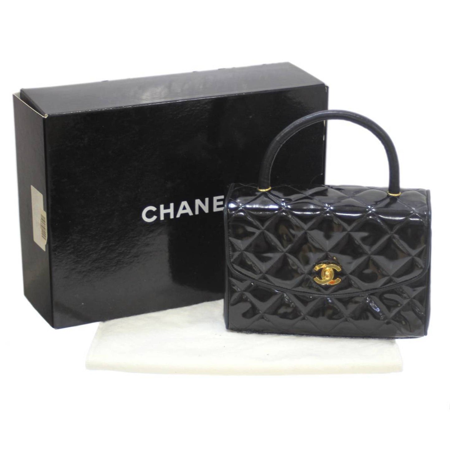 Luxury Chanel handbag enamel black 2169878