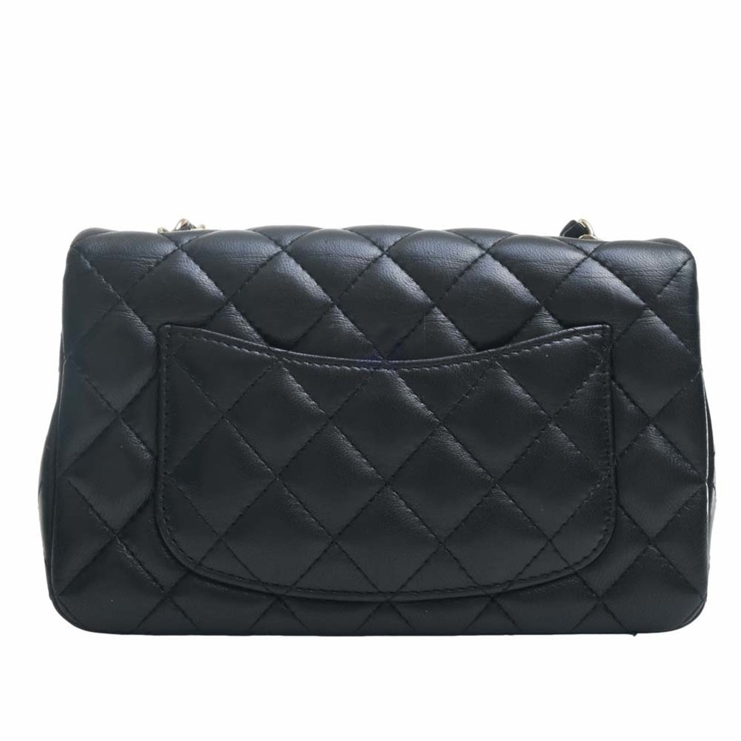 Luxury Chanel Lambskin Matelasse Coco Mark Chain Shoulder Bag A69900 Black Ladies
