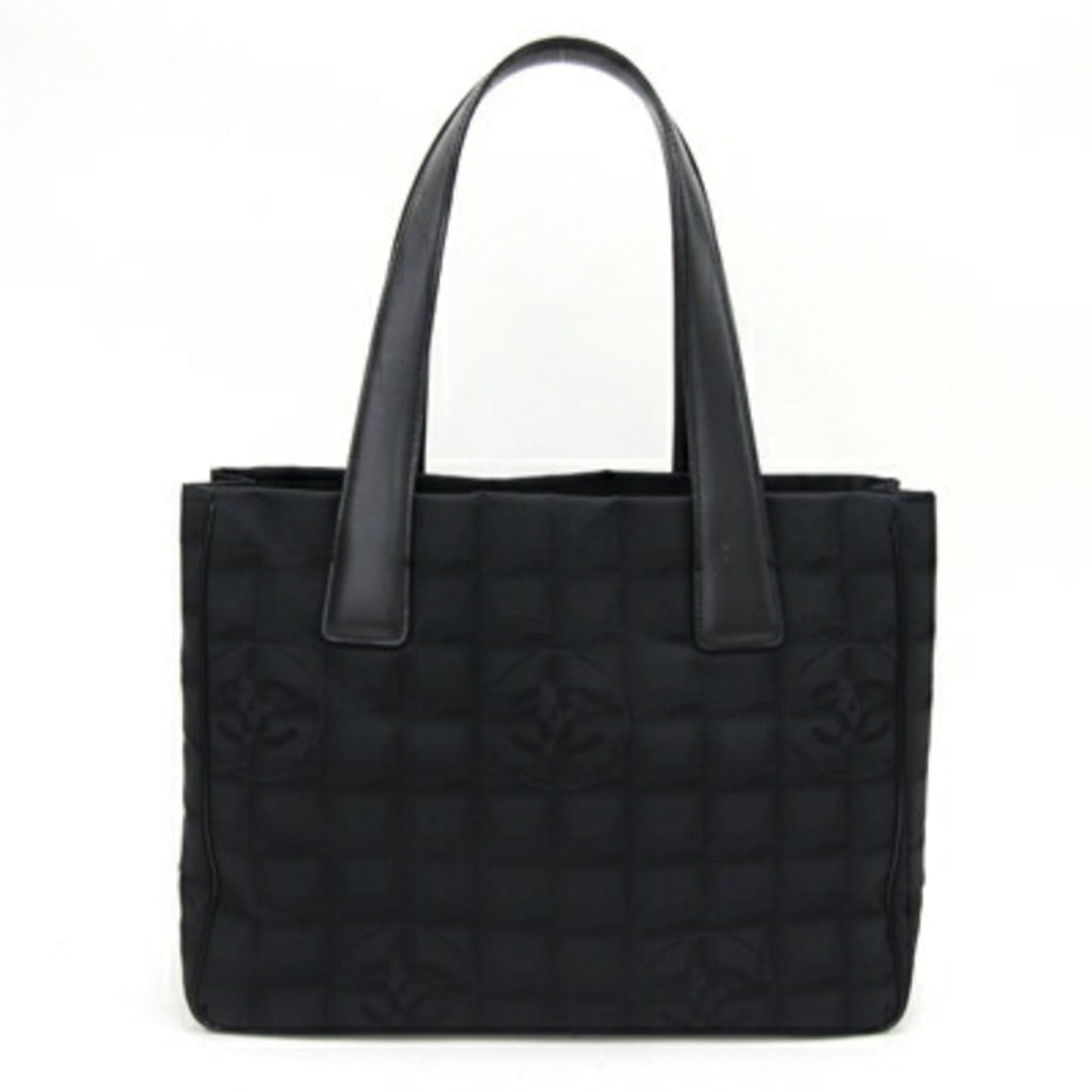 Luxury Chanel Tote Bag New Line PM A20457 Black Nylon Canvas Leather Ladies