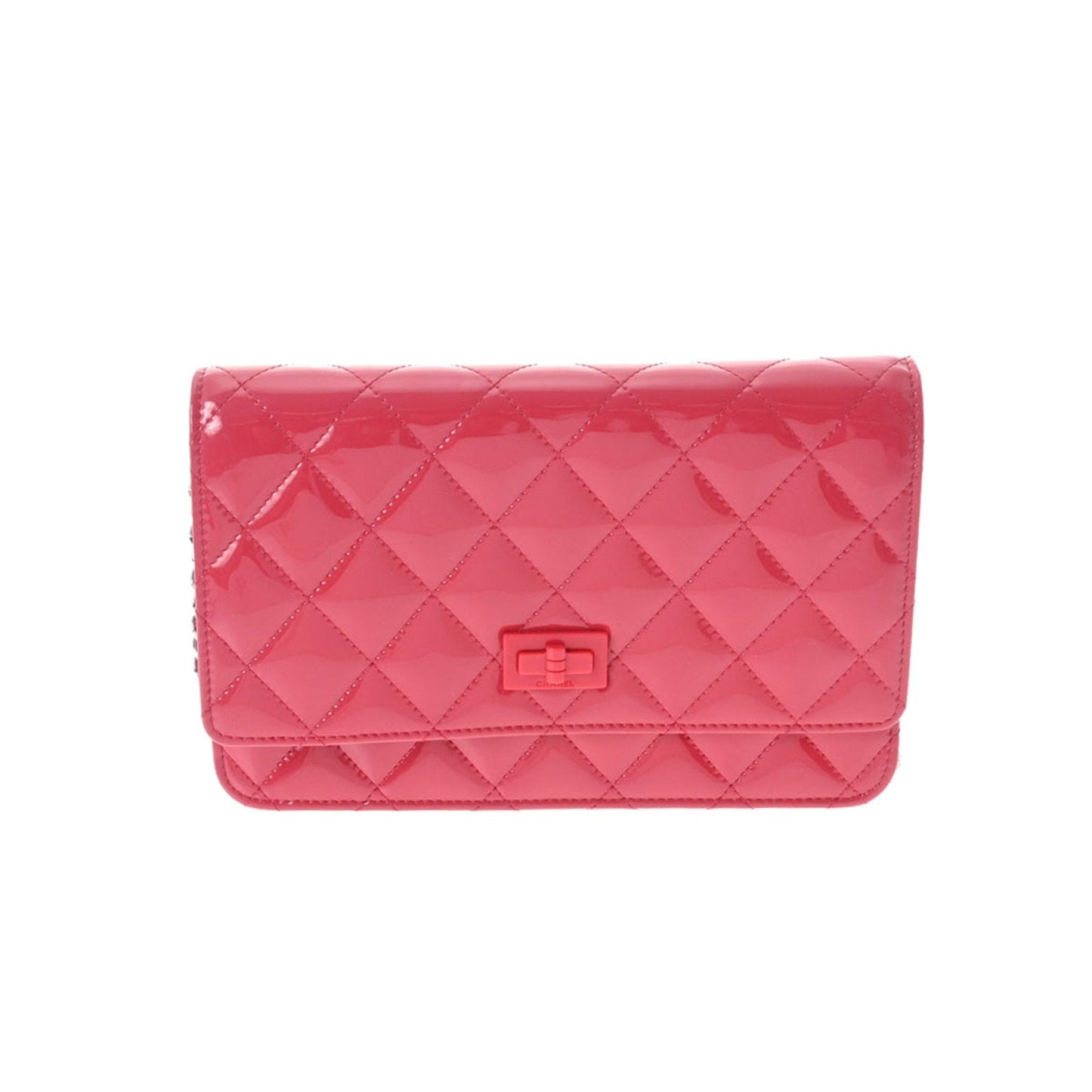 Luxury Chanel matelasse chain 2.55 pink ladies enamel