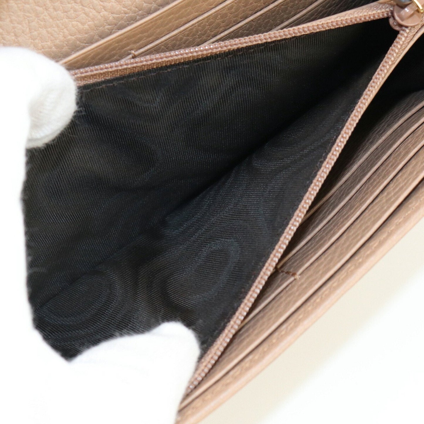 Luxury Gucci Double G Continental GG Marmont 456116 Long wallet with two fold coin purse leather ladies