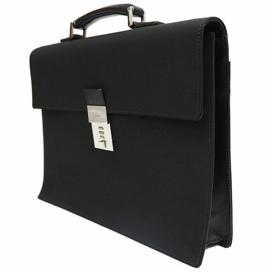 Luxury Gucci Trending 2025 Business Bag Briefcase Black Nylon Leather A4 Men's