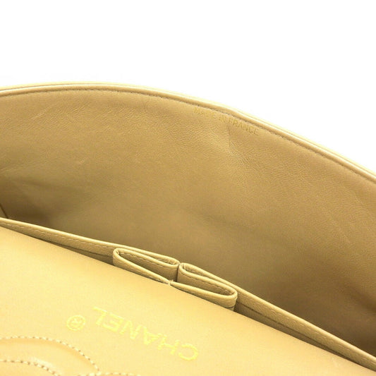 CHANEL here mark matelasse 25 chain shoulder double flap A01112