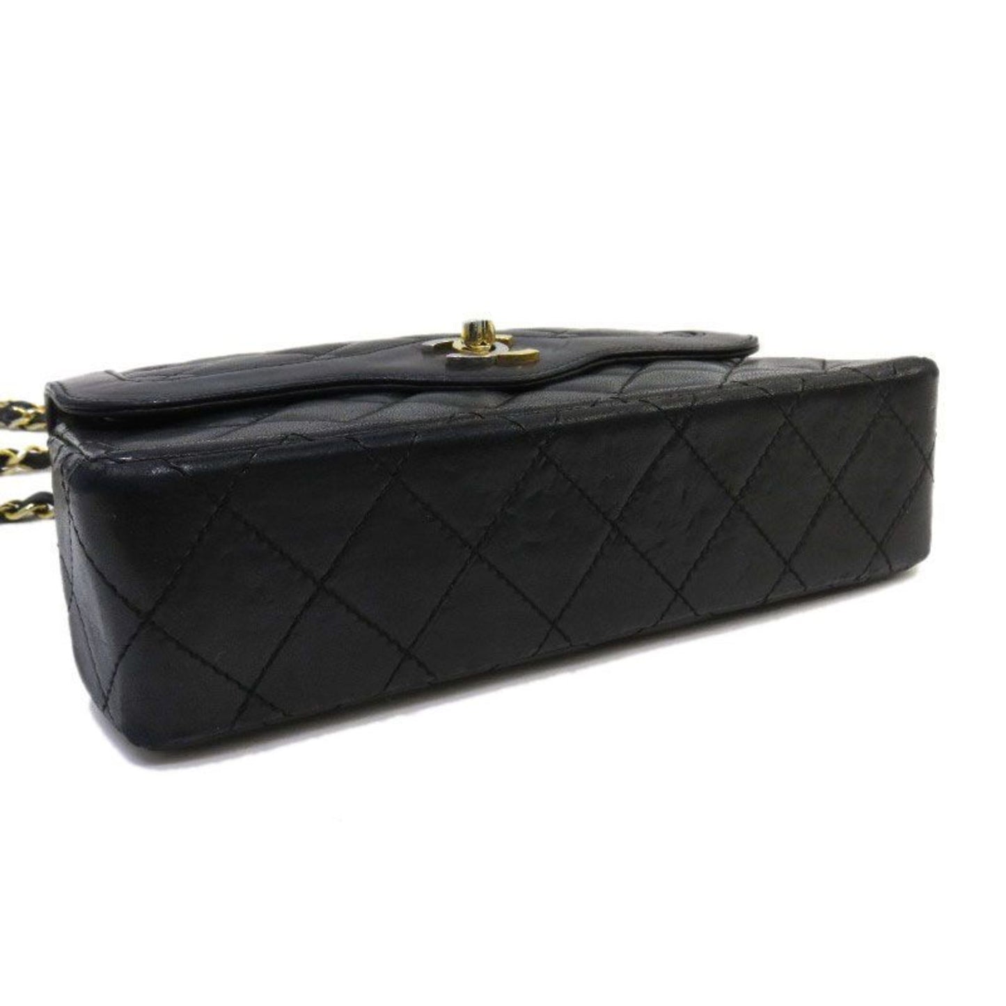 Chanel matelasse Paris limited W chain flap shoulder bag gold silver metal fittings