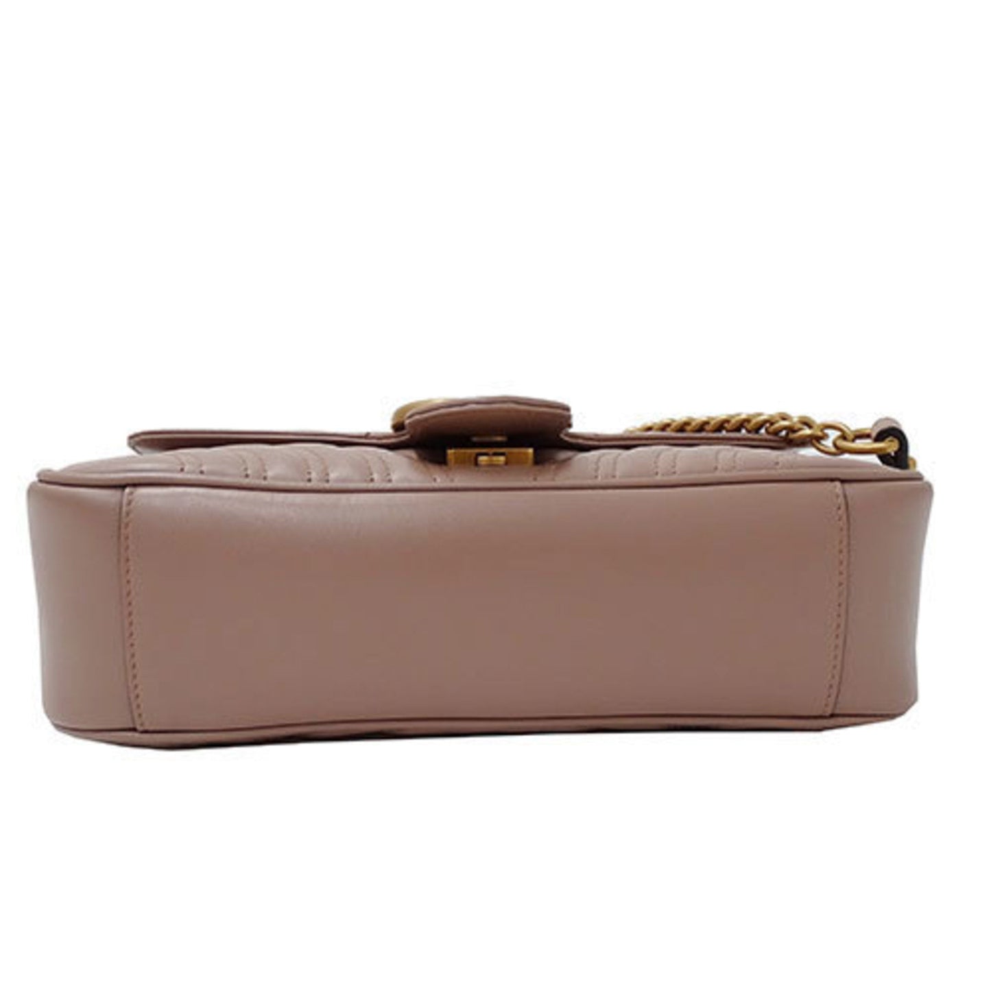 Luxury Gucci Trending 2025 bag ladies shoulder leather GG Marmont dusty pink