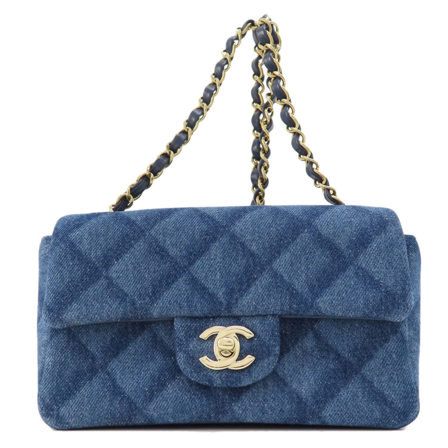 Luxury Chanel Chain Shoulder Coco Mark Bag Women's