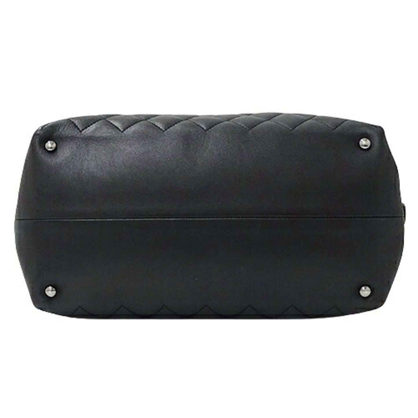 Luxury Chanel bag matelasse lady's tote handbag 2way leather black