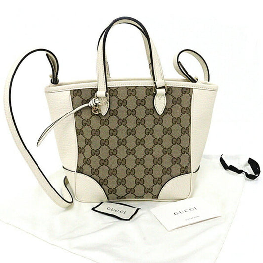 Luxury Gucci Trending 2025 bag handbag shoulder GG canvas 449241 white beige