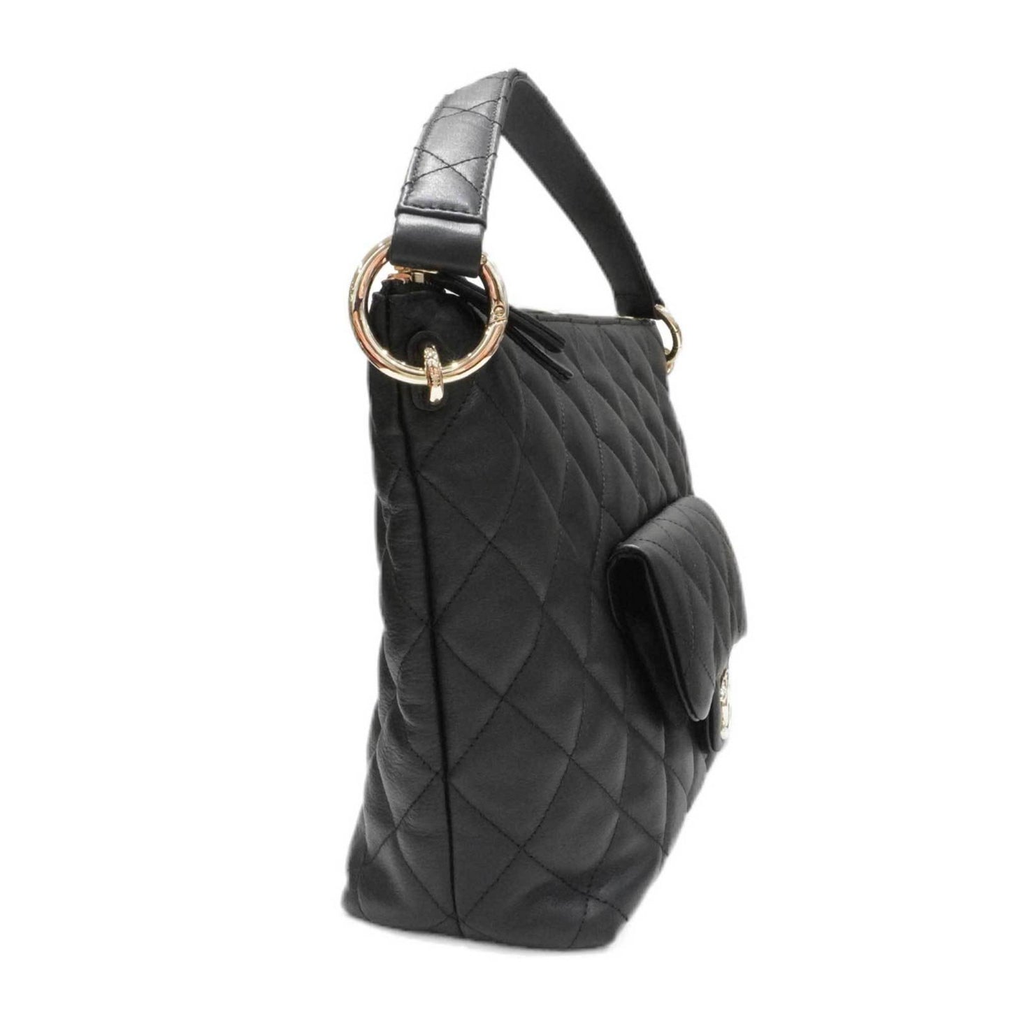 Luxury Chanel Maxi Hobo Bag AS4347B Shoulder Black [SG Hardware] Calfskin Women's Men's