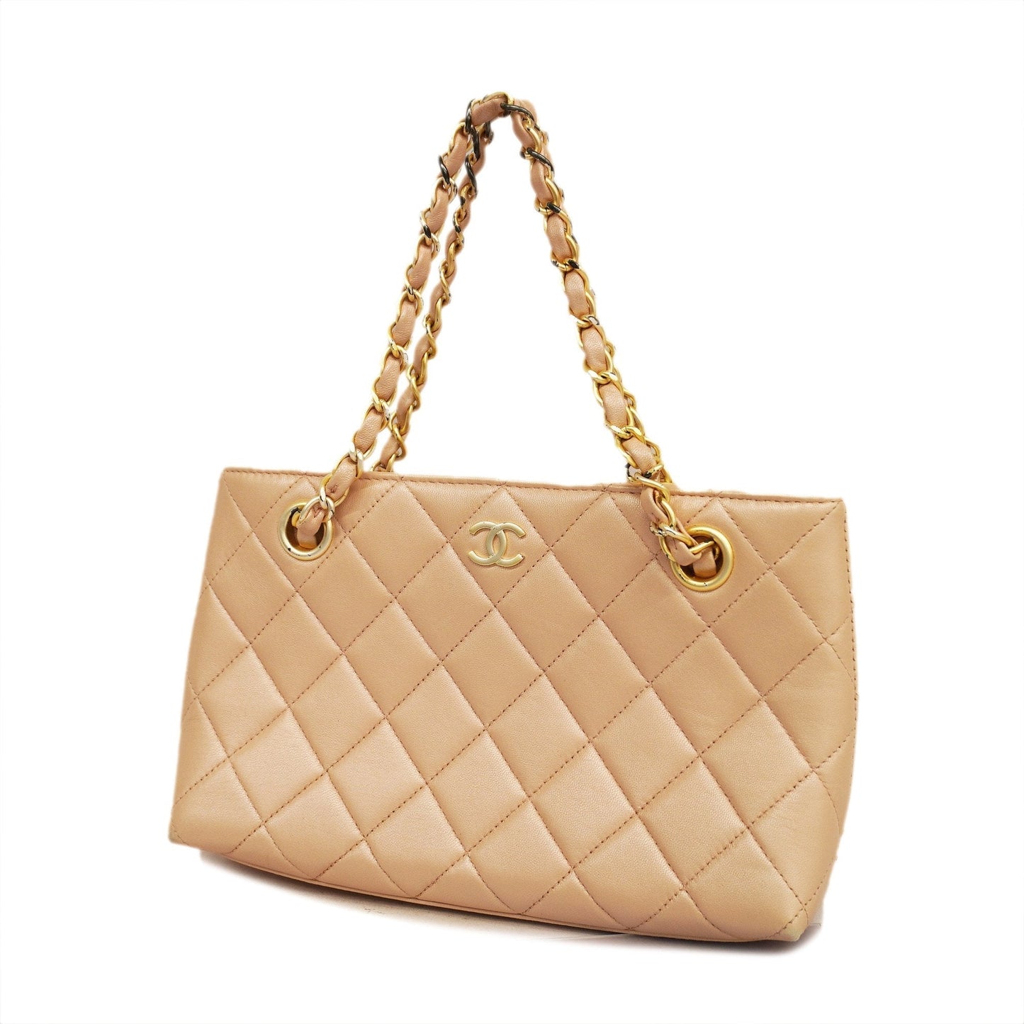 Luxury Chanel  Matelasse Women's Leather Handbag Light Pink