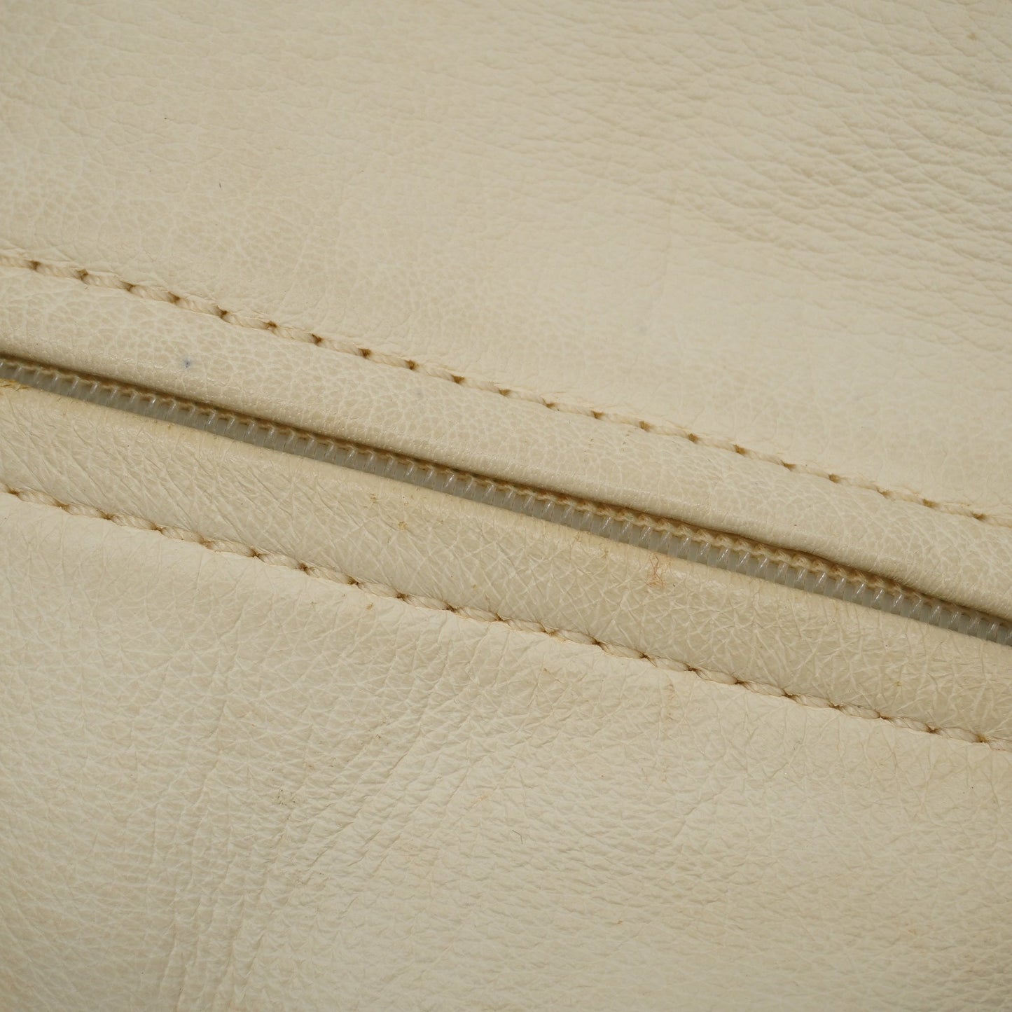 CHANEL  Wild Stitch Handbag Women's Leather Handbag Ivory