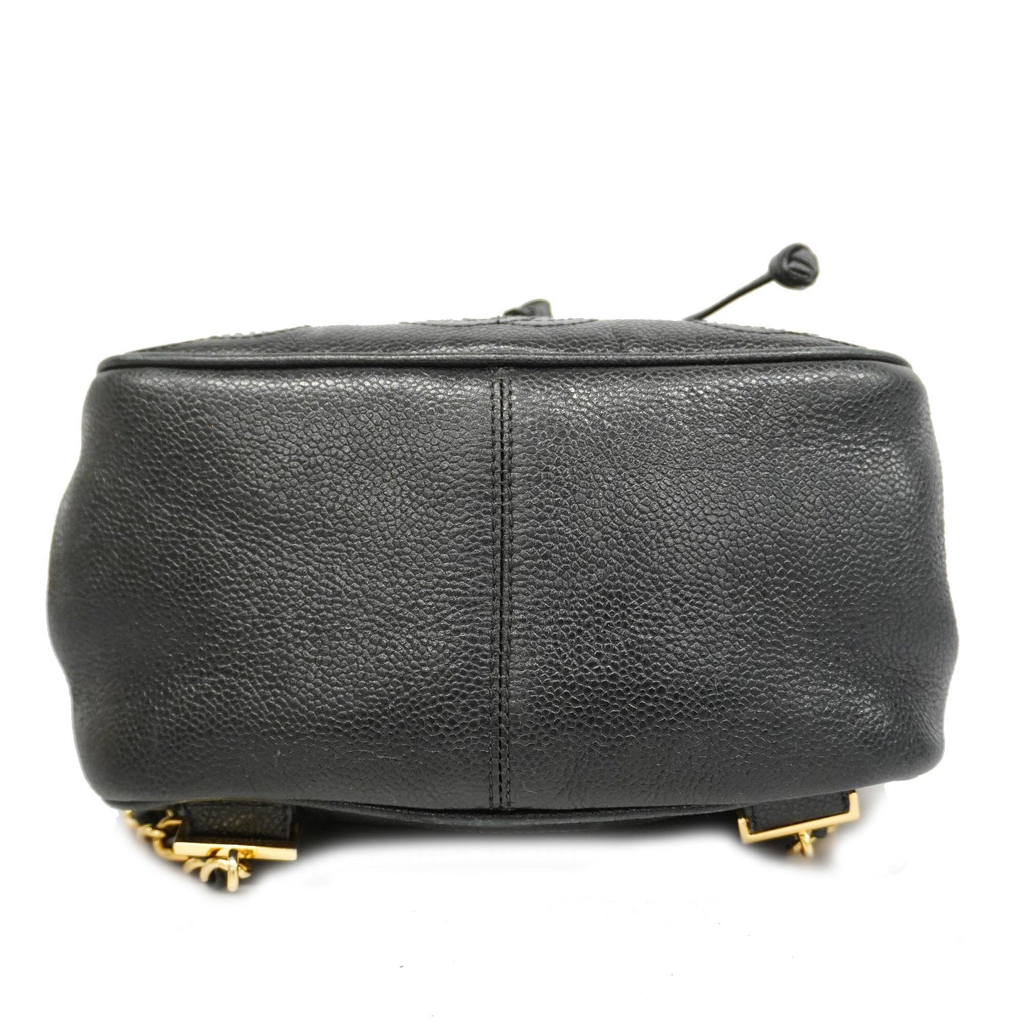 Luxury Chanel  Triple Coco Women's Leather Backpack Black