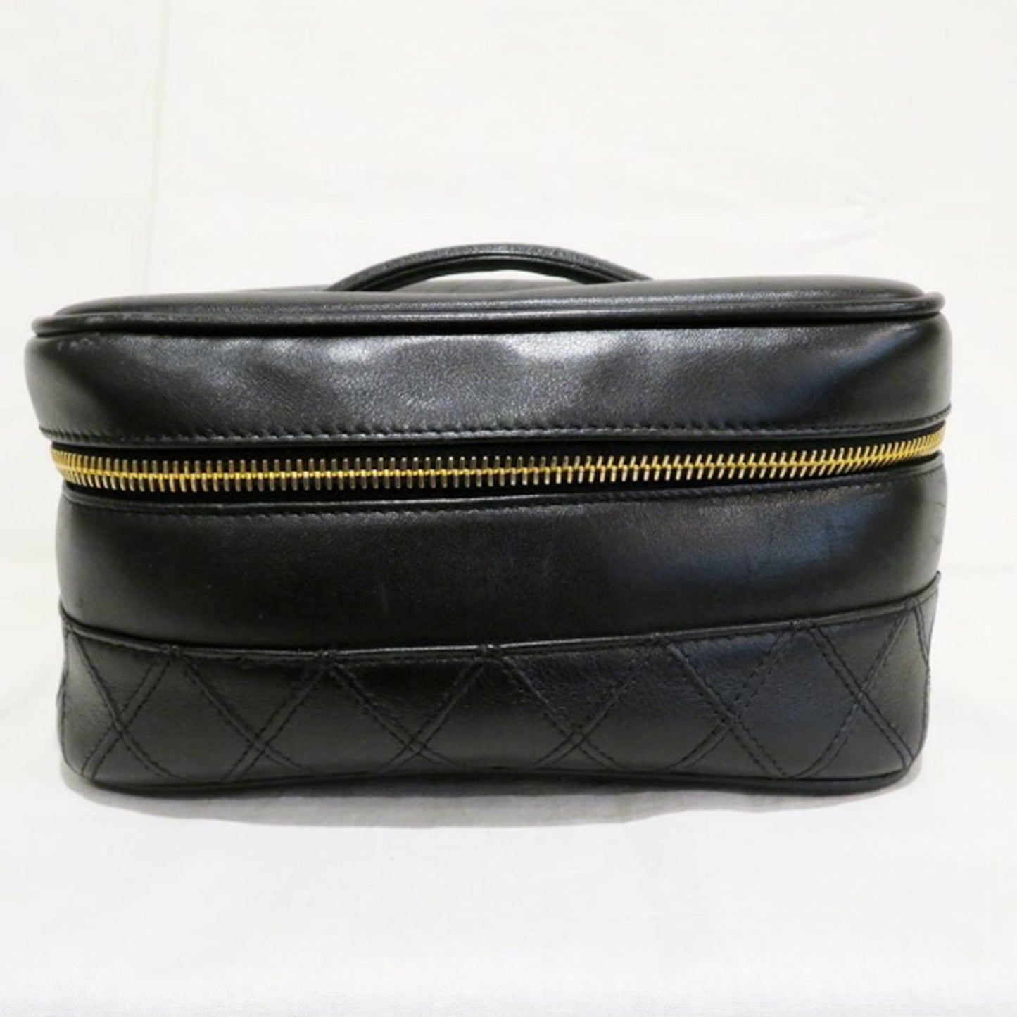 Luxury Chanel Bicolore Lambskin Vanity Bag Handbag Ladies