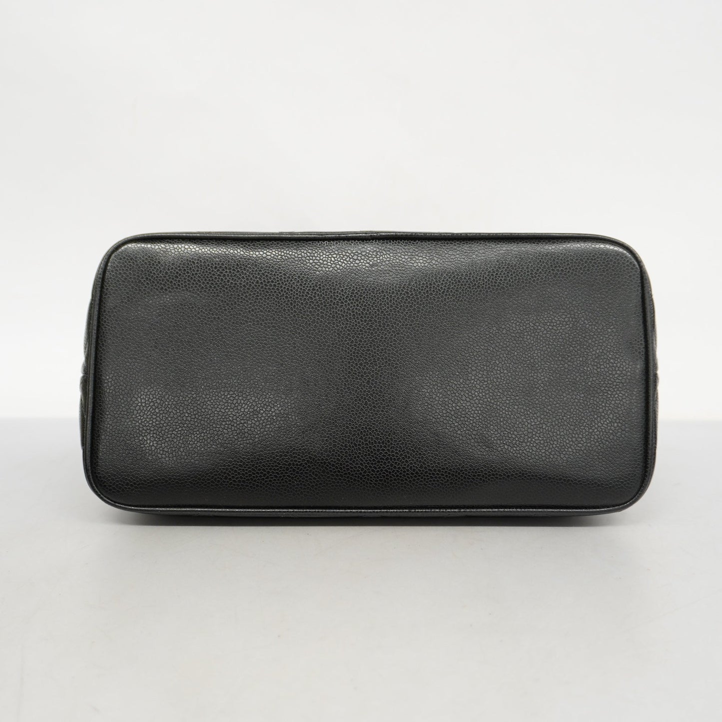 CHANELAuth  Reprint Tote Women's Caviar Leather Tote Bag Black