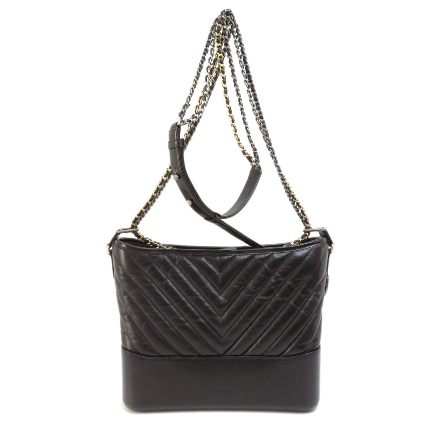Luxury Chanel V stitch shoulder bag calf Ladies